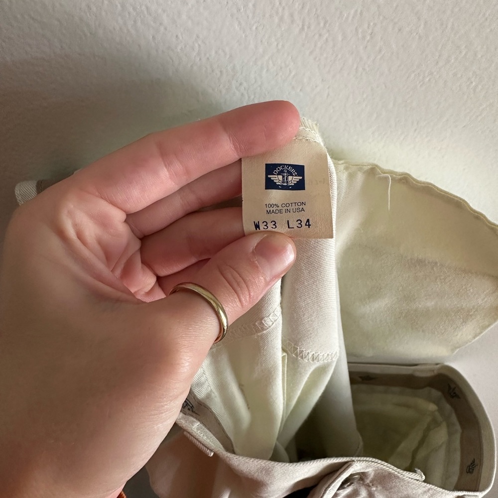 Light Tan Dockers Khakis - Picture 6 of 9